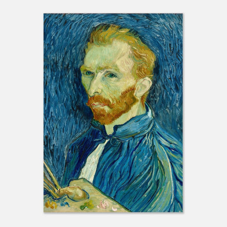 Self - Portrait by Vincent van Gogh - Aluminum Print - 70x100 cm / 28x40″ - 