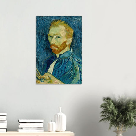 Self - Portrait by Vincent van Gogh - Wood Prints - 50x75 cm / 20x30″ - 20 mm