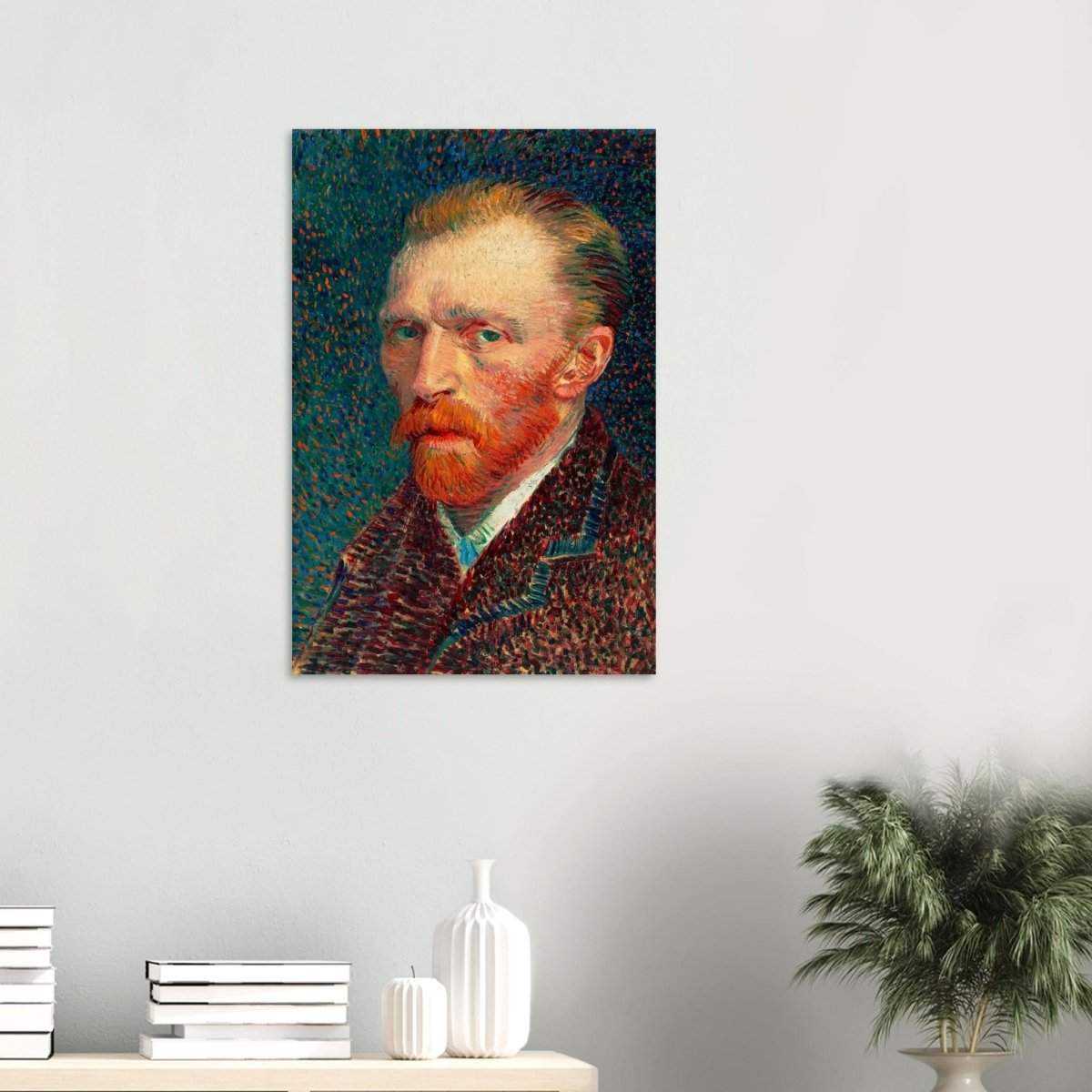 Self - Portrait by Vincent van Gogh - Wood Prints - 50x75 cm / 20x30″ - 10 mm