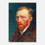 Self - Portrait by Vincent van Gogh - Aluminum Print - 70x100 cm / 28x40″ - 