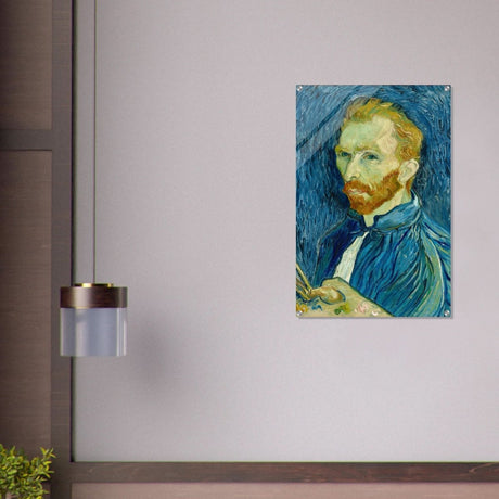 Self - Portrait by Vincent van Gogh - Acrylic Print - 60x90 cm / 24x36″ - 