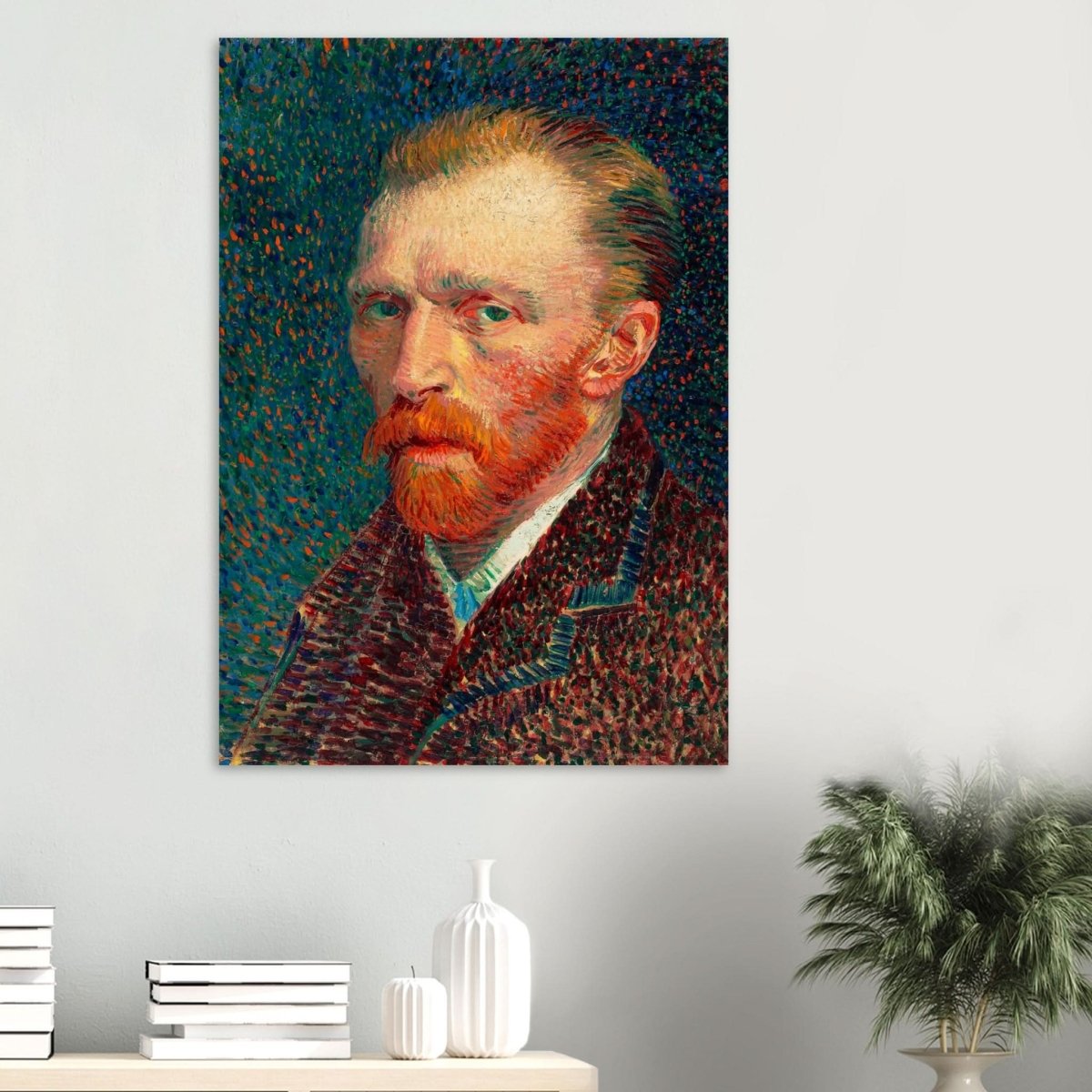 Self - Portrait by Vincent van Gogh - Wood Prints - 70x100 cm / 28x40″ - 20 mm