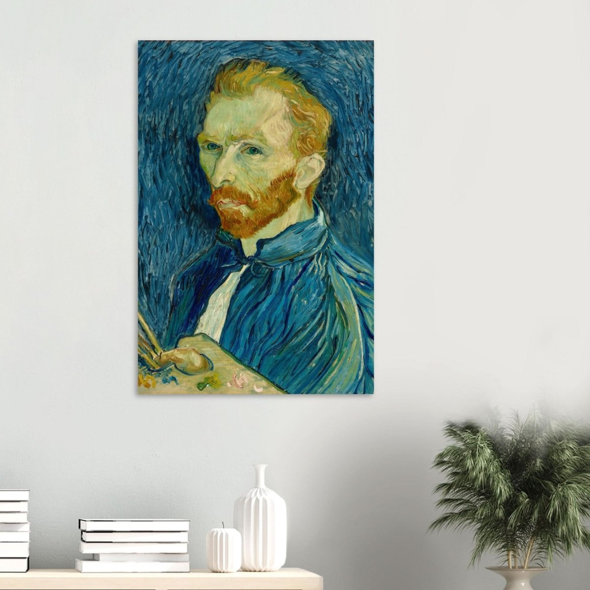 Self - Portrait by Vincent van Gogh - Wood Prints - 60x90 cm / 24x36″ - 10 mm