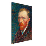Self - Portrait by Vincent van Gogh - Canvas - 60x90 cm / 24x36″ - Thick