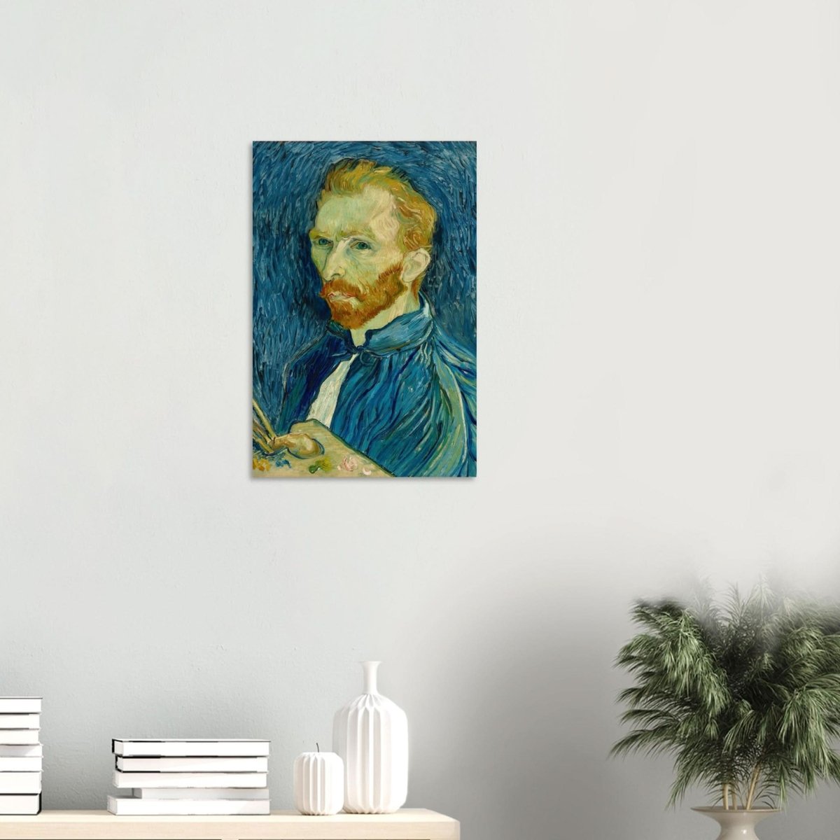 Self - Portrait by Vincent van Gogh - Wood Prints - 40x60 cm / 16x24″ - 10 mm