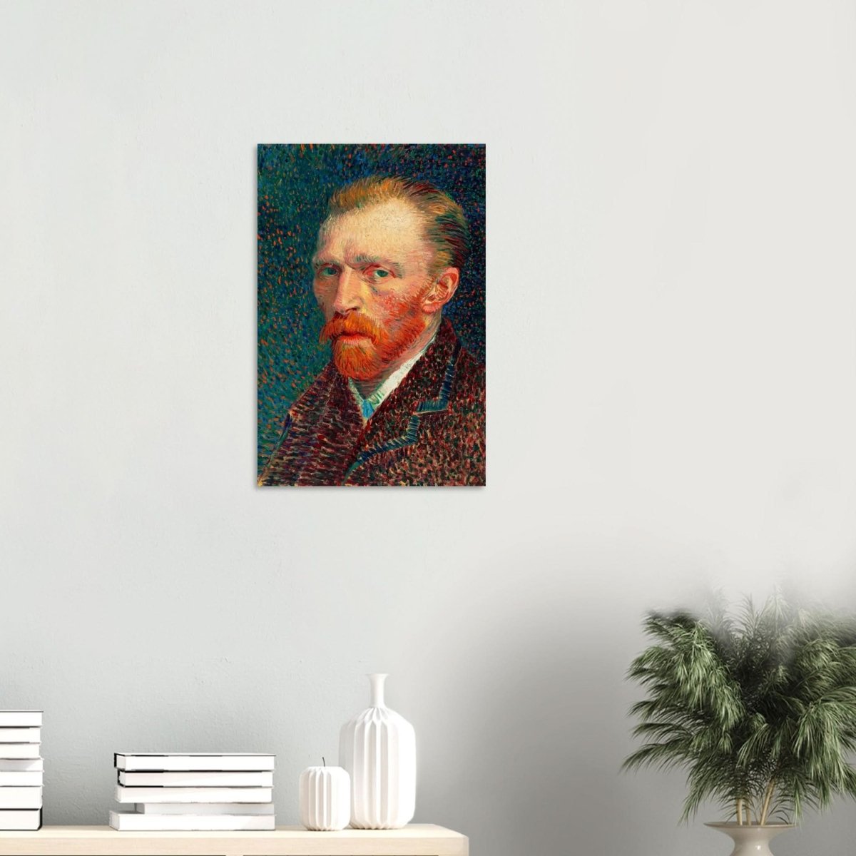 Self - Portrait by Vincent van Gogh - Wood Prints - 40x60 cm / 16x24″ - 10 mm