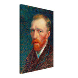 Self - Portrait by Vincent van Gogh - Canvas - 50x75 cm / 20x30″ - Thick