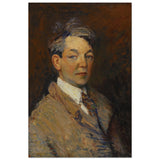 Self - Portrait by William James Glackens | Wall art - 30x45 cm / 12x18″ - Aluminum Print - 