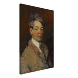 Self - Portrait by William James Glackens | Wall art - 50x75 cm / 20x30″ - Canvas - 
