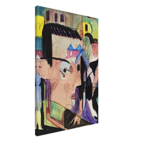 Self - Portrait Ernst Ludwig Kirchner - Canvas - 60x90 cm / 24x36″ - Slim