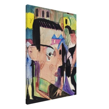 Self - Portrait Ernst Ludwig Kirchner - Canvas - 70x100 cm / 28x40″ - Thick