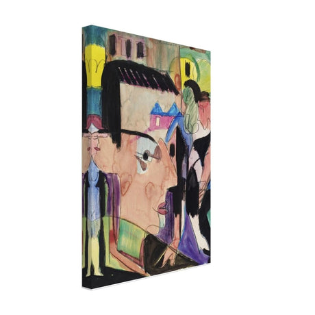 Self - Portrait Ernst Ludwig Kirchner - Canvas - 30x45 cm / 12x18″ - Thick