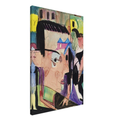 Self - Portrait Ernst Ludwig Kirchner - Canvas - 50x75 cm / 20x30″ - Slim