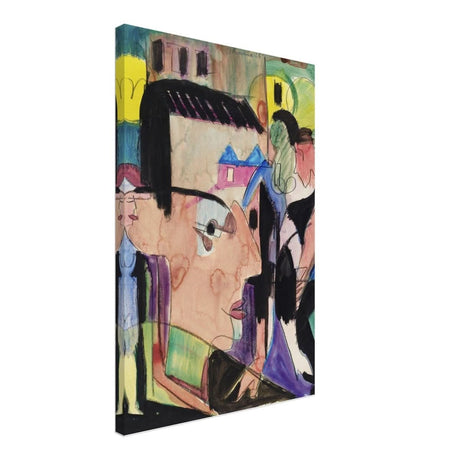 Self - Portrait Ernst Ludwig Kirchner - Canvas - 50x75 cm / 20x30″ - Thick