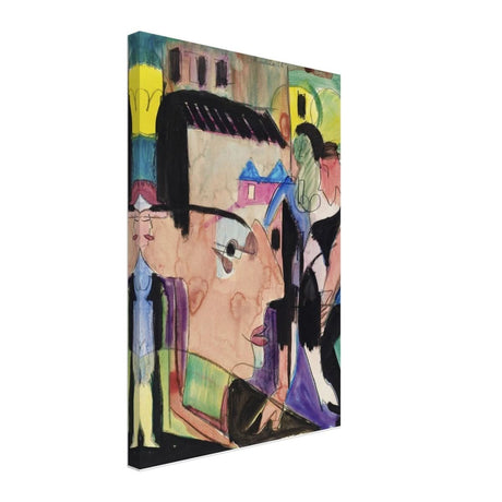 Self - Portrait Ernst Ludwig Kirchner - Canvas - 40x60 cm / 16x24″ - Thick
