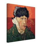 Self portrait Vincent van Gogh - Canvas - 50x50 cm / 20x20″ - Thick