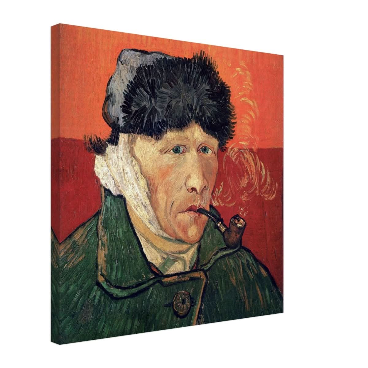 Self portrait Vincent van Gogh - Canvas - 50x50 cm / 20x20″ - Slim