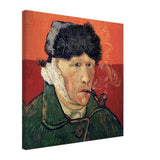 Self portrait Vincent van Gogh - Canvas - 60x60 cm / 24x24″ - Thick