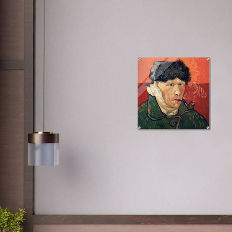 Self portrait Vincent van Gogh - Acrylic Print - 60x60 cm / 24x24″ - 