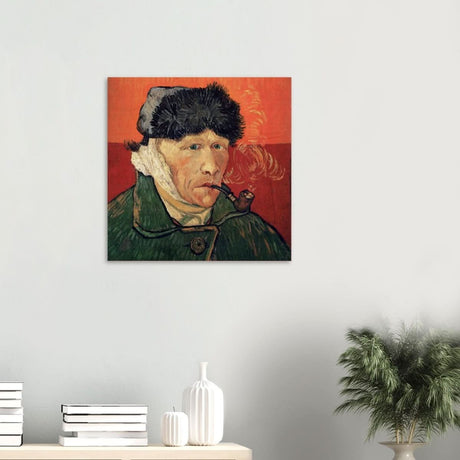 Self portrait Vincent van Gogh - Wood Prints - 60x60 cm / 24x24″ - 20 mm