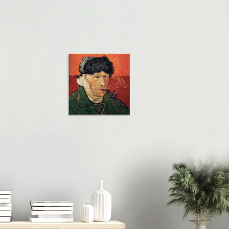 Self portrait Vincent van Gogh - Wood Prints - 40x40 cm / 16x16″ - 10 mm