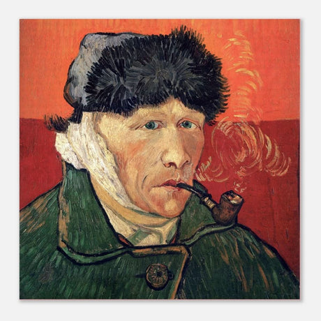 Self portrait Vincent van Gogh - Aluminum Print - 40x40 cm / 16x16″ - 