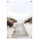 "Serene Pathway" – A Journey to Tranquility | Beach Wall art print - 40x60 cm / 16x24″ - Acrylic Print - 