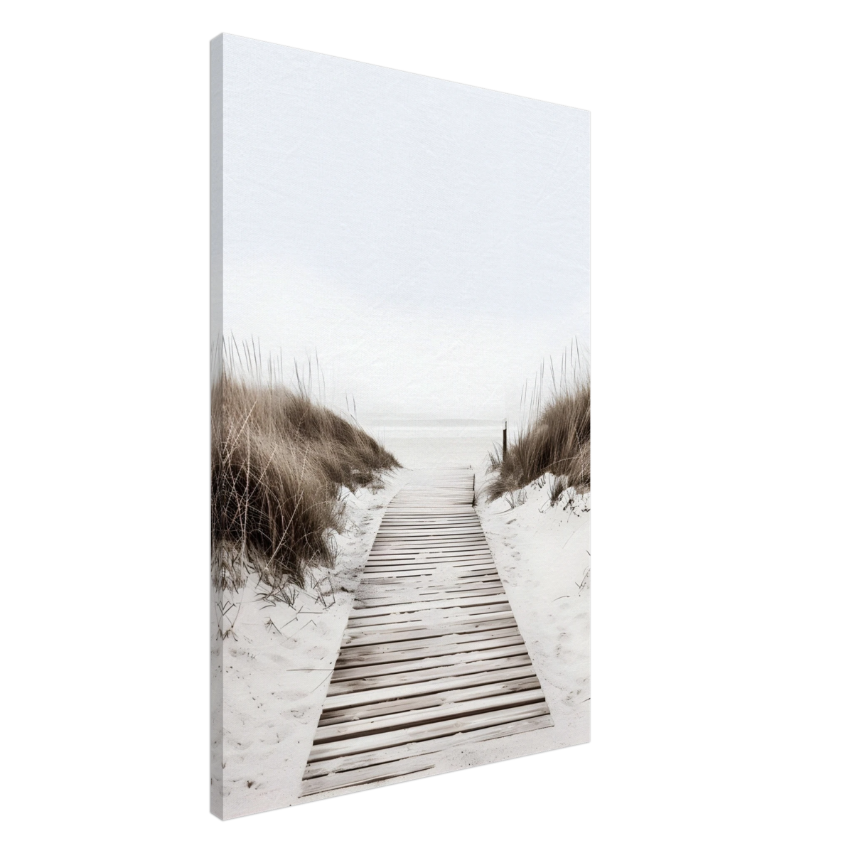 "Serene Pathway" – A Journey to Tranquility | Beach Wall art print - 60x90 cm / 24x36″ - Canvas - 