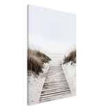 "Serene Pathway" – A Journey to Tranquility | Beach Wall art print - 60x90 cm / 24x36″ - Canvas - 