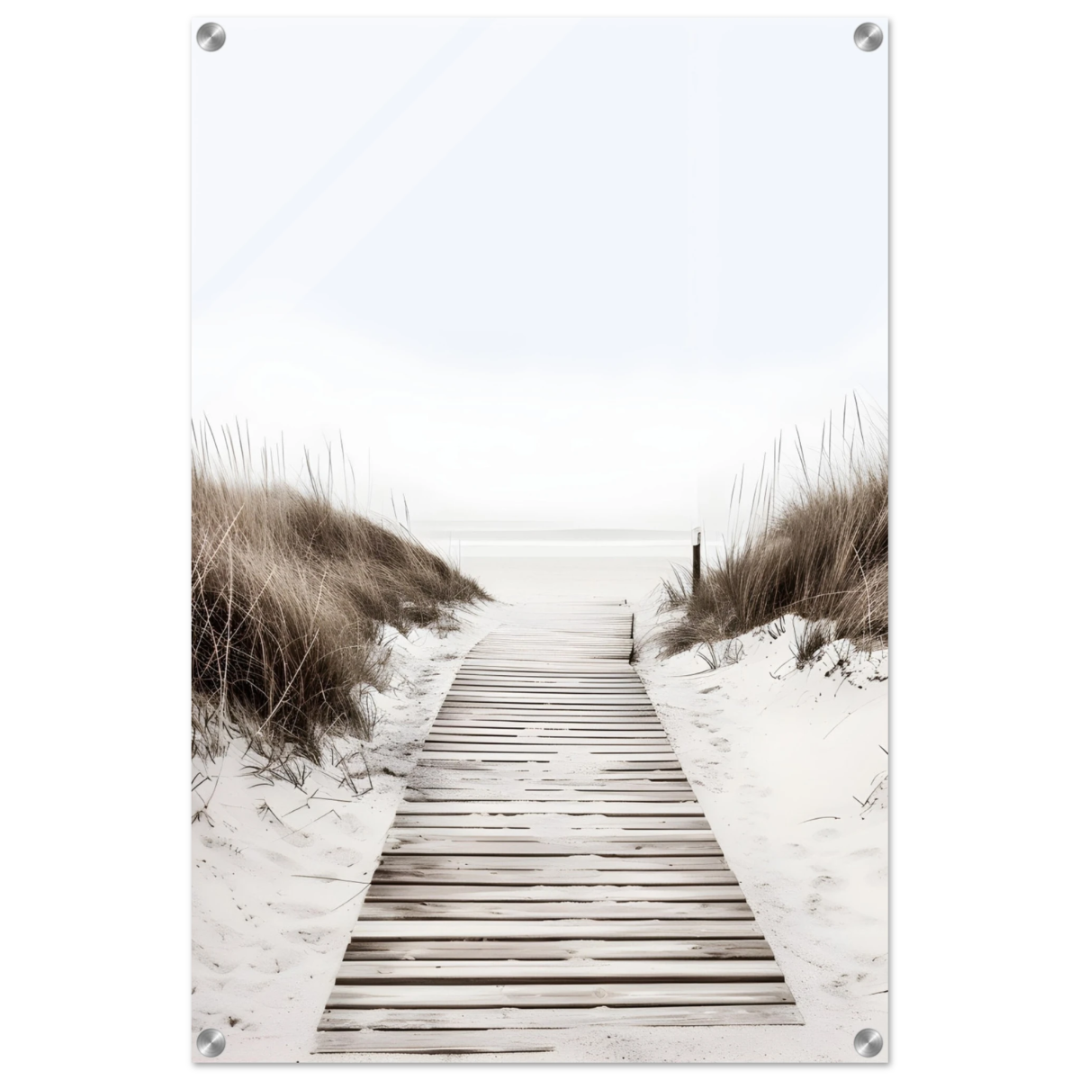 "Serene Pathway" – A Journey to Tranquility | Beach Wall art print - 50x75 cm / 20x30″ - Acrylic Print - 