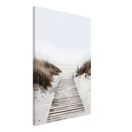 "Serene Pathway" – A Journey to Tranquility | Beach Wall art print - 50x75 cm / 20x30″ - Canvas - 