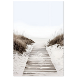 "Serene Pathway" – A Journey to Tranquility | Beach Wall art print - 40x60 cm / 16x24″ - Aluminum Print - 