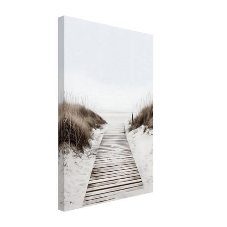 "Serene Pathway" – A Journey to Tranquility | Beach Wall art print - 30x45 cm / 12x18″ - Canvas - 