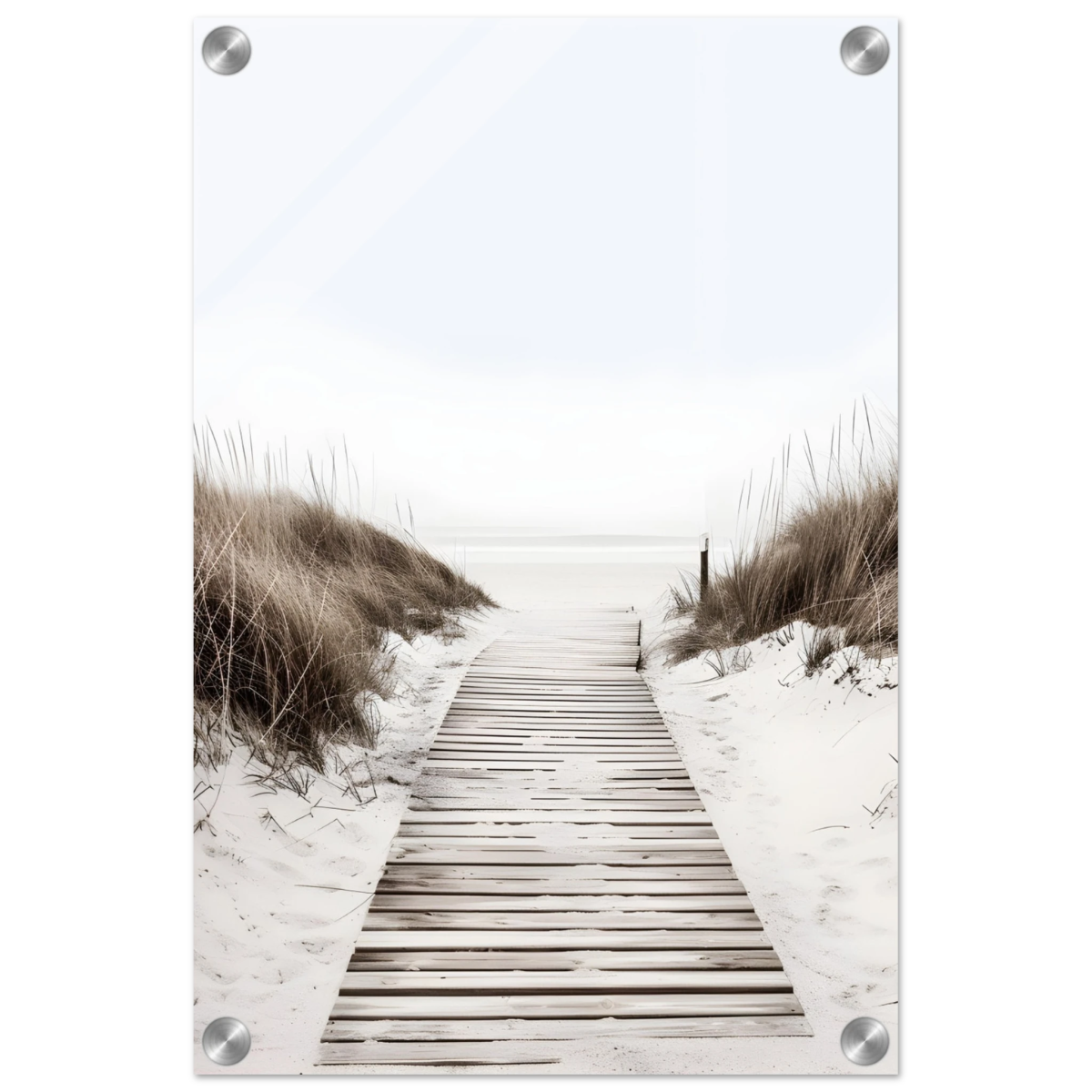 "Serene Pathway" – A Journey to Tranquility | Beach Wall art print - 30x45 cm / 12x18″ - Acrylic Print - 