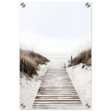 "Serene Pathway" – A Journey to Tranquility | Beach Wall art print - 30x45 cm / 12x18″ - Acrylic Print - 