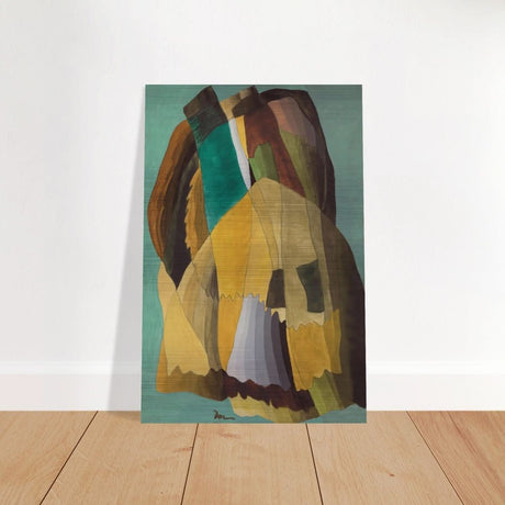Shore Road by Arthur Dove - Brushed Aluminum Print - 40x60 cm / 16x24″ - 