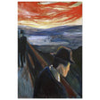 Sick Mood at Sunset – A Haunting Expression of Emotion by Edvard Munch 1892 | Wall art Print - 50x75 cm / 20x30″ - Aluminum Print - 