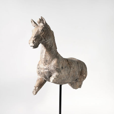 Silent Horse Resin Sculpture – Elegant Modern Tabletop Decoration - Silent Elegance – Horse Sculpture - 