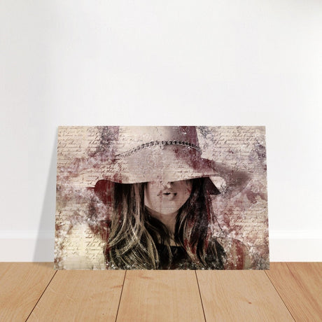 Silent Reflections | Modern Romanticism | Contemporary Figurative Art | wall art print - Brushed Aluminum Print - 30x45 cm / 12x18″ - 