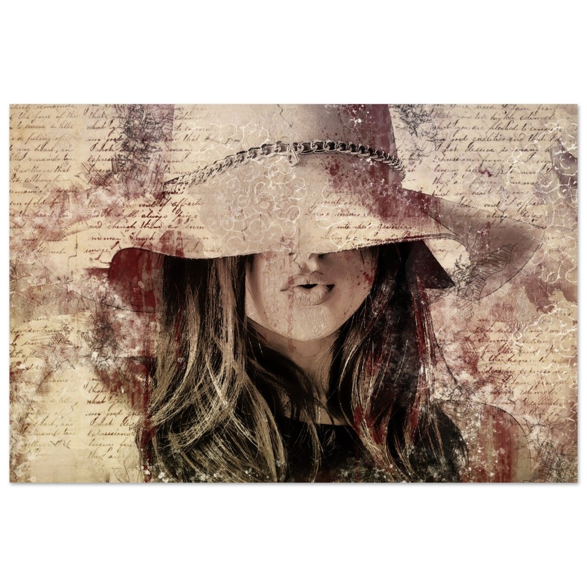 Silent Reflections | Modern Romanticism | Contemporary Figurative Art | wall art print - Wood Prints - 30x45 cm / 12x18″ - 