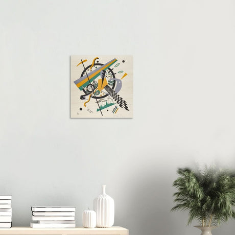 Small Worlds IV by Wassily Kandinsky - Wood Prints - 40x40 cm / 16x16″ - 10 mm