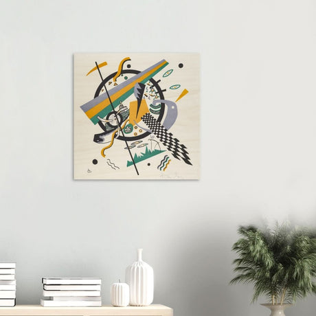 Small Worlds IV by Wassily Kandinsky - Wood Prints - 60x60 cm / 24x24″ - 20 mm