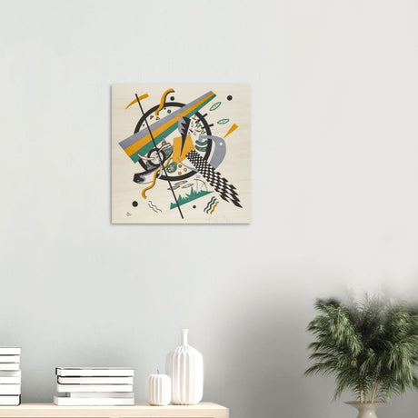 Small Worlds IV by Wassily Kandinsky - Wood Prints - 50x50 cm / 20x20″ - 20 mm