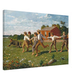 Snap the Whip (1872) by Winslow Homer | Vintage Nature Art wall art print - Canvas - 30x45 cm / 12x18″ - 