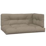 Solid Acacia Wood 4 - Piece Outdoor Sofa Set with Cushions - 