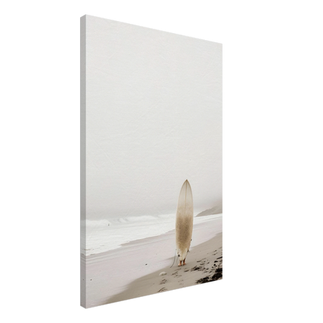 "Solitude & Surf" – Minimalist Coastal Photography | Wall art Print - Canvas - 50x75 cm / 20x30″ - 