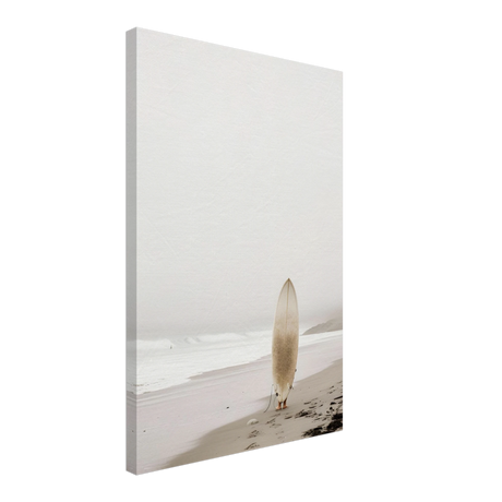 "Solitude & Surf" – Minimalist Coastal Photography | Wall art Print - Canvas - 40x60 cm / 16x24″ - 