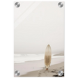 "Solitude & Surf" – Minimalist Coastal Photography | Wall art Print - Acrylic Print - 20x30 cm / 8x12″ - 