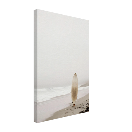 "Solitude & Surf" – Minimalist Coastal Photography | Wall art Print - Canvas - 30x45 cm / 12x18″ - 