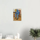 Sorrowing old man by Vincent van Gogh - Wood Prints - 30x45 cm / 12x18″ - 10 mm